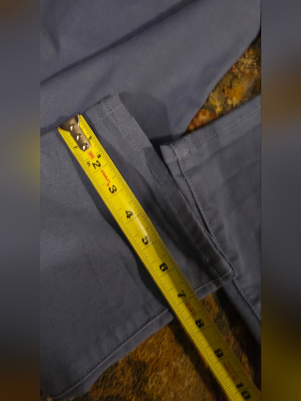4/$25 Deal! Casual Slim Capri Pants in Periwinkle Blue NwT - Picture 11 of 11